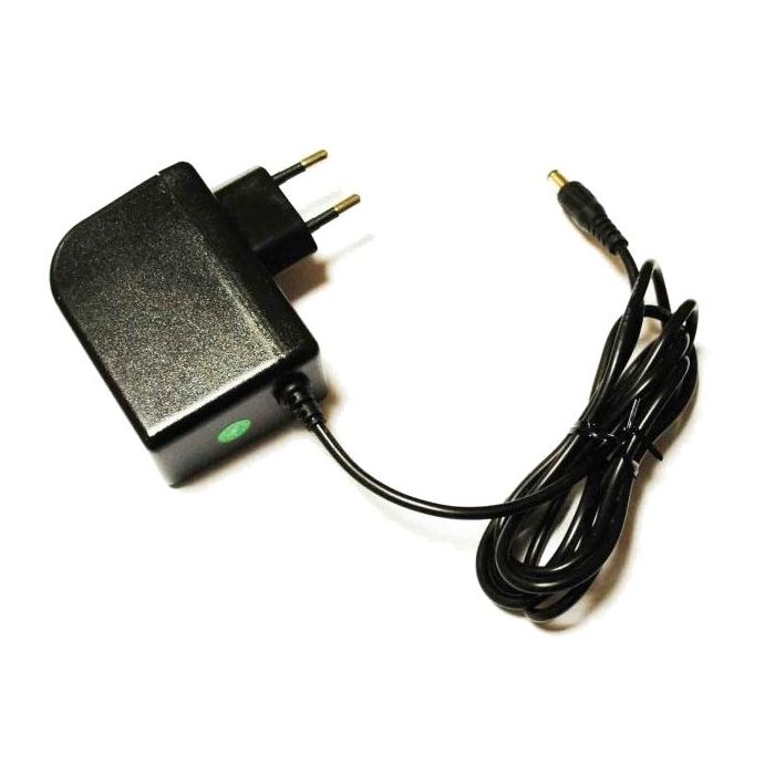 12V EU adapter kleur zwart