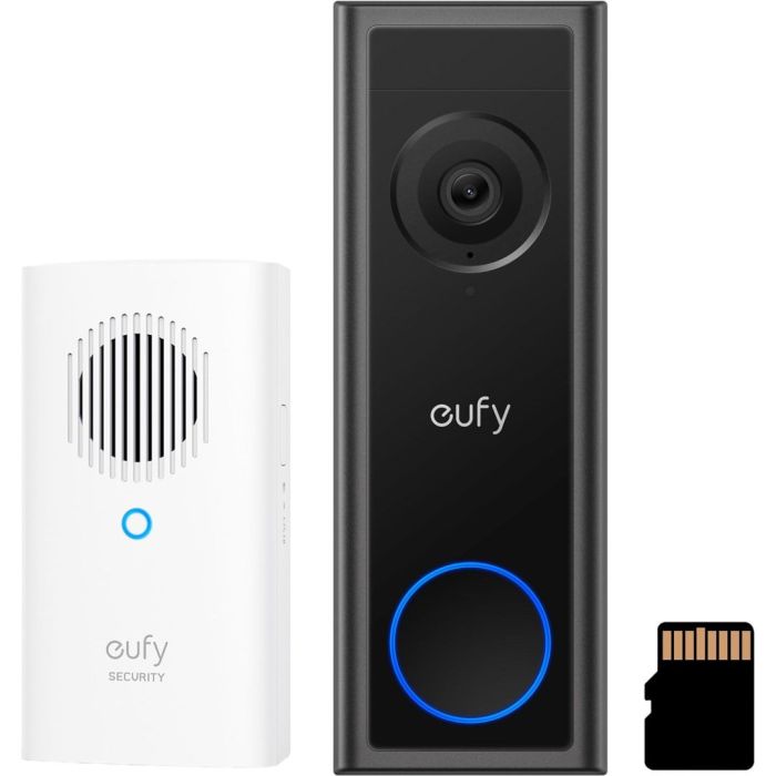 Eufy Video Deurbel C30 + SD kaart + Gong