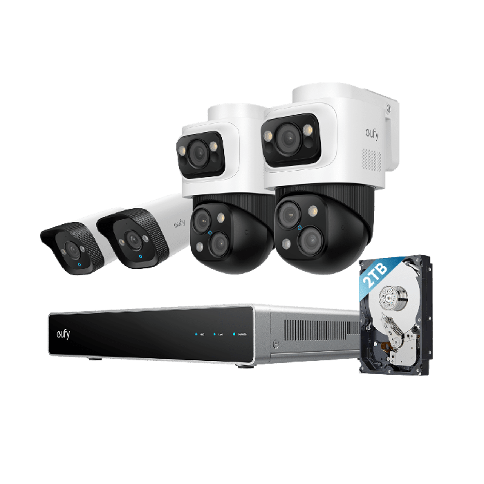 Eufy PoE NVR Security System S4 (Bullet-PTZ + Bullet Cam)