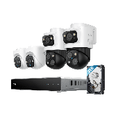 Eufy PoE NVR Security System S4 (Bullet-PTZ + Turret Cam)