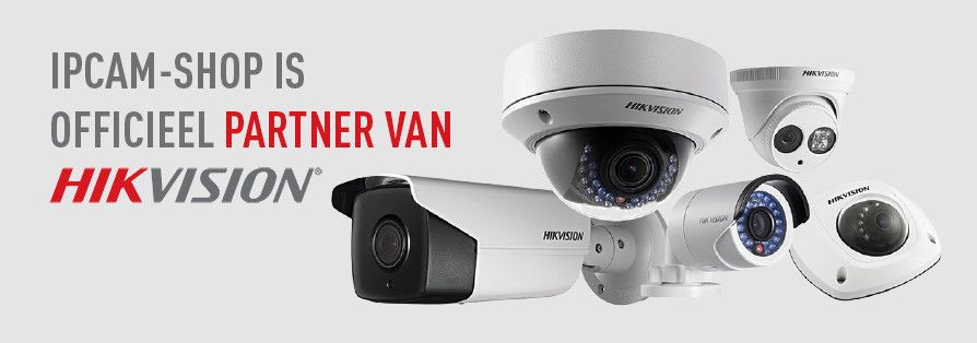 IPcam-shop is officieel partner van Hikvision